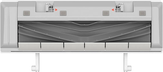 Šepetėlio dangtelis dulkių siurbliui Dreame D10s/D10 Plus gen2, pilkas