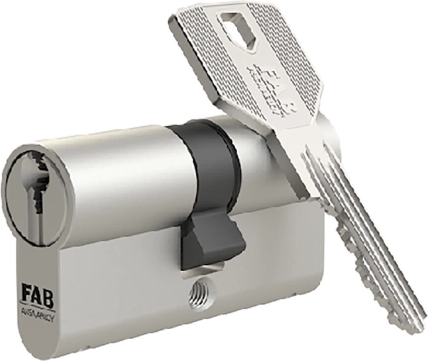Security Cylindrical Insert FAB, Class 4, 30/35 mm, nickel, 5 keys