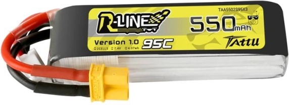 Tattu R-Line 550mAh baterija dronams