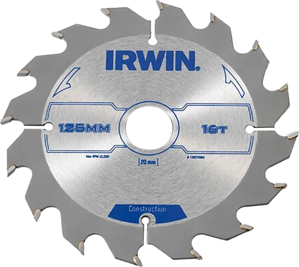 IRWIN Saw Blade 125 mm, 16 teeth, for wood