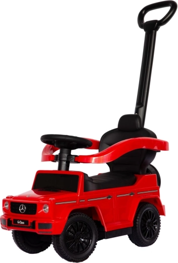 Mercedes-Benz G-Class G350d ride-on toy with sound effects and push handle