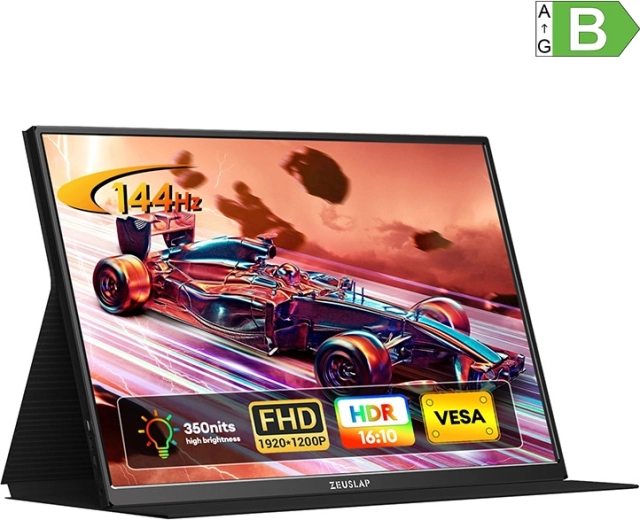 ZEUSLAP P16 Ultra 16" WUXGA 144 Hz Portable Monitor