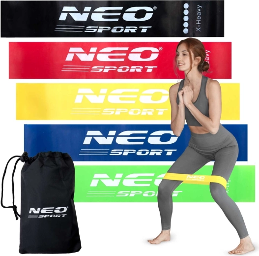 NEO SPORT NS-959 Resistance Band Set – 5 pieces