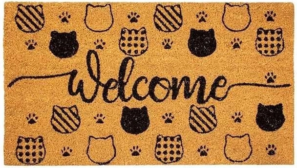 Durų kilimėlis Welcome Cats 40 × 70 cm