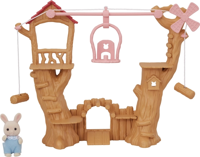 Sylvanian Families vaikų lynų žaidimų aikštelė su gondola