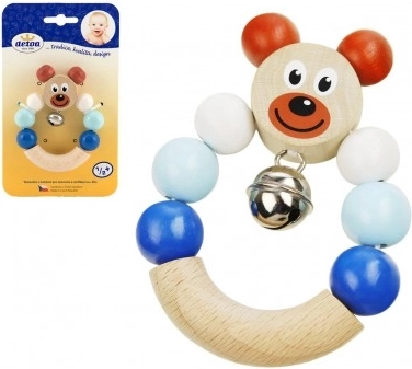 Detoa barškutis meškiukas mėlynas