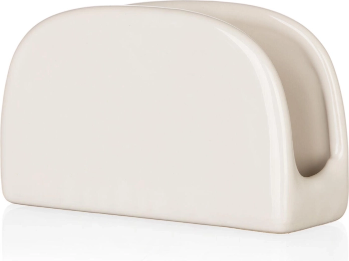 Keraminis servetėlių laikiklis Natural Ivory 11 × 7 cm