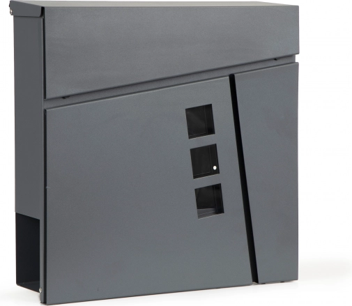 Galvanized steel mailbox