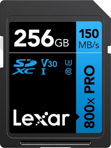 Lexar Professional 800x Pro SDXC 256 GB memory card