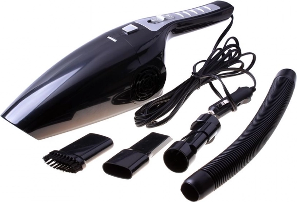 Rankinis cikloninis automobilinis dulkių siurblys 12 V – juodas