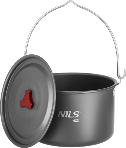 Camping pot with lid 4 l NILS CAMP
