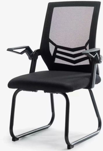 Ergonomic black mesh office and conference chair