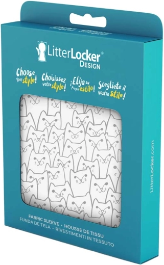 LITTER LOCKER tekstilinis užvalkalas dėžei Design Cats