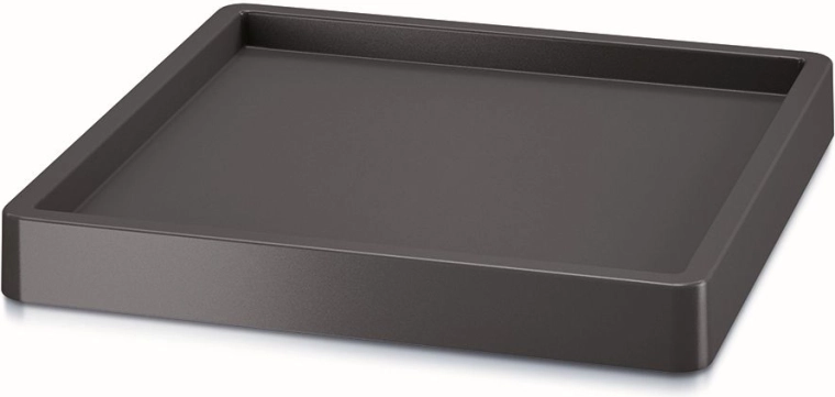 Mobile plant pot stand, square 29.2 × 29.2 cm, anthracite