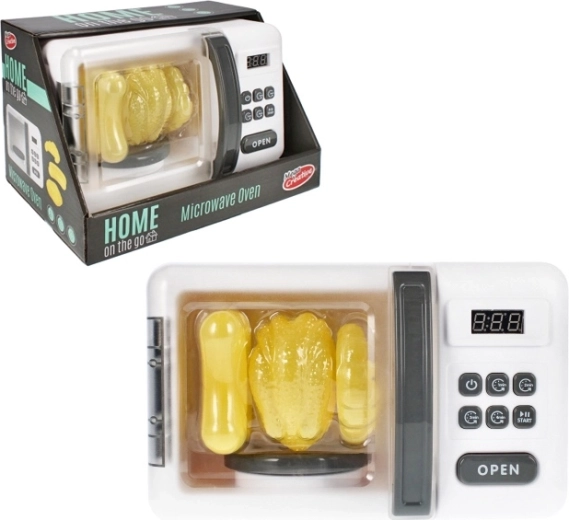 Children's battery-operated microwave oven - 1 piece