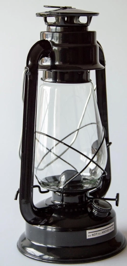 Žibalinė lempa 30 cm juoda