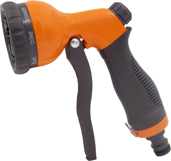 DELUX metal garden spray gun with 8 functions