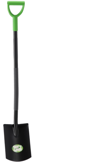 Spade with steel shaft 120 cm
