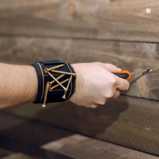 Textile Magnetic Tool Wristband 35 × 9 cm