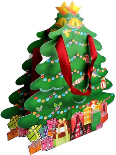 Christmas gift paper bag 27 × 8 × 28 cm