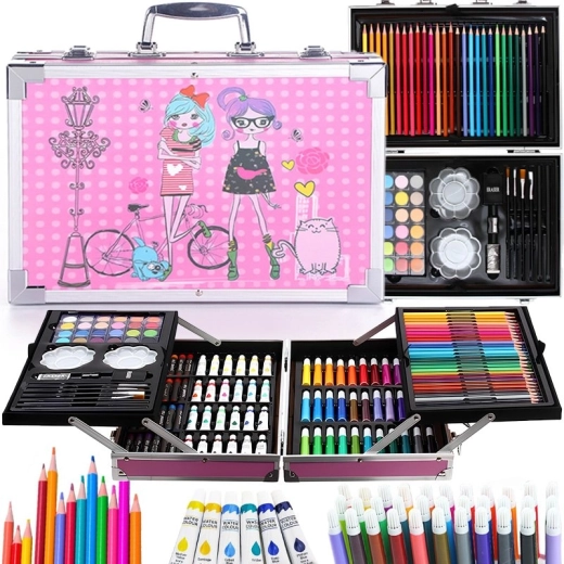 Renew Force Girls art set in a pink case - 1 piece
