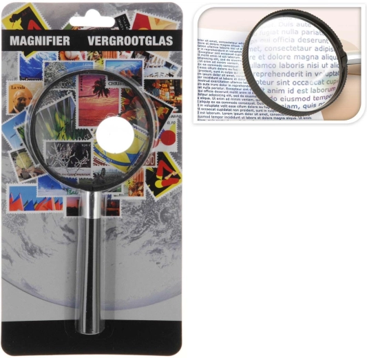 Pocket magnifier 60 mm with 2x magnification