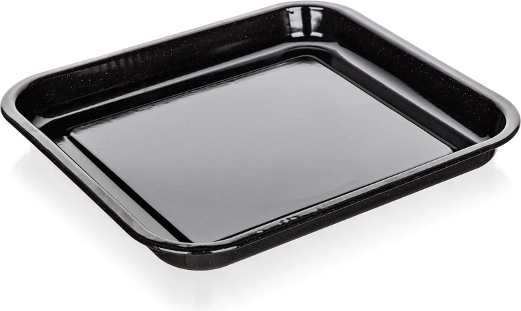 Emaliuotas kepimo indas 41 × 37 × 4 cm CULINARIA Black
