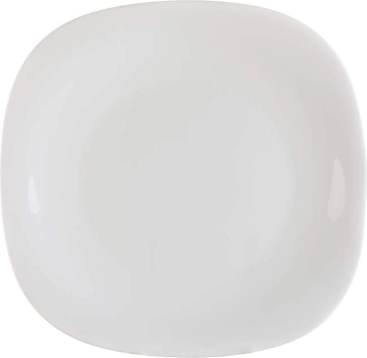 Sekli lėkštė Parma 27 × 27 cm – balta, stiklinė