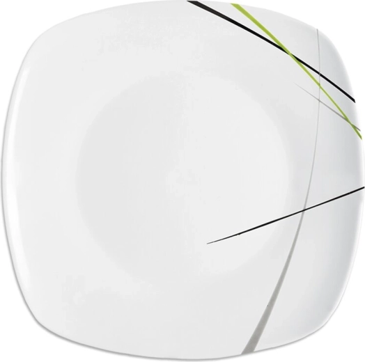 Dessert Plate Green 18.5 × 18.5 cm