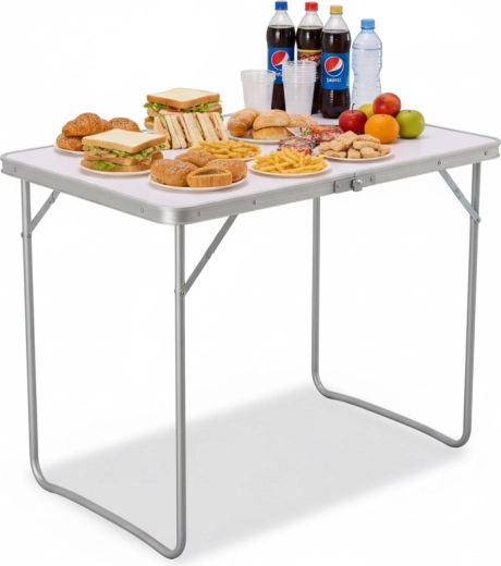 Sulankstomas turistinis stalas 80 × 60 × 70 cm