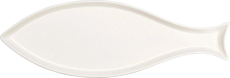 „Regular“ serviravimo lėkštė pusmisa žuvies formos 37,5 × 12,5 cm
