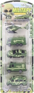 Karinės technikos transporto priemonių rinkinys – 5 vnt.