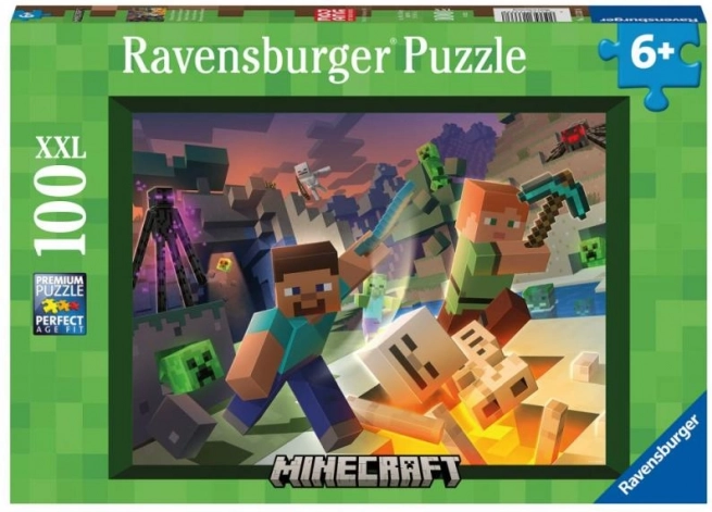 Dėlionė RAVENSBURGER Minecraft – 100 dalių