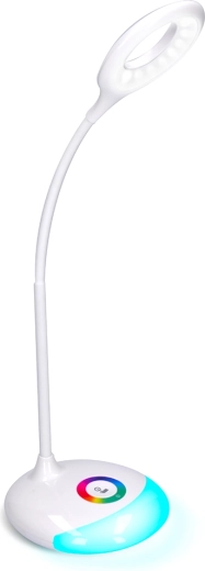 Solight rechargeable LED desk lamp 5 W with RGB backlighting