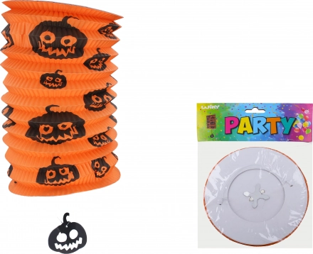 Žibintas cilindras Moliūgas 15 cm