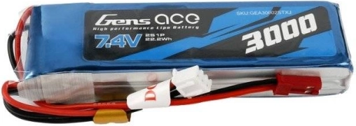 Gens Ace LiPo baterija 3000 mAh 7,4 V RC modeliams