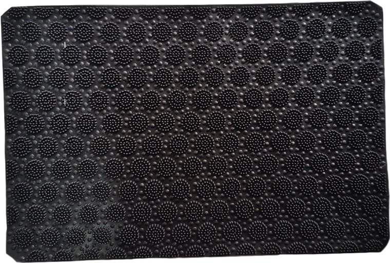 Guminis durų kilimėlis 40 × 60 cm juodas