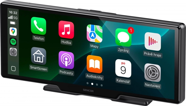 Multimedia station with camera SCT M1090DBWT – CarPlay and Android Auto