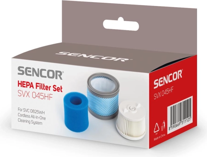 Sencor SVX 045HF filtrų rinkinys, skirtas SVC 0825WH