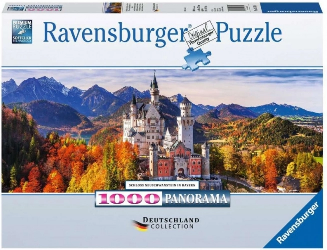 Ravensburger panoraminė dėlionė Neuschwanstein pilis 1000 dalių