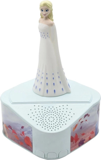 Bluetooth speaker with illuminating Elsa figure