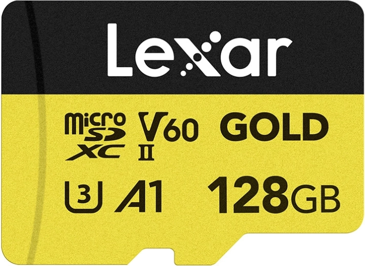 Lexar Gold microSDXC 128 GB memory card