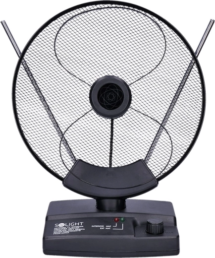 Solight indoor antenna DVB-T2/FM with 36 dB amplifier