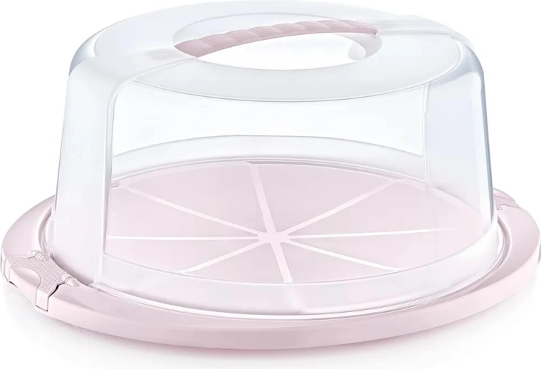 Apvali torto dėžė Nordic Pink 33,5 × 38 × 17 cm