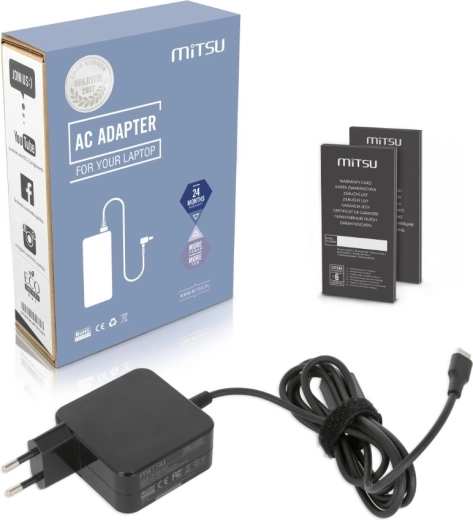 Mitsu 45 W USB-C Power Delivery laptop power adapter