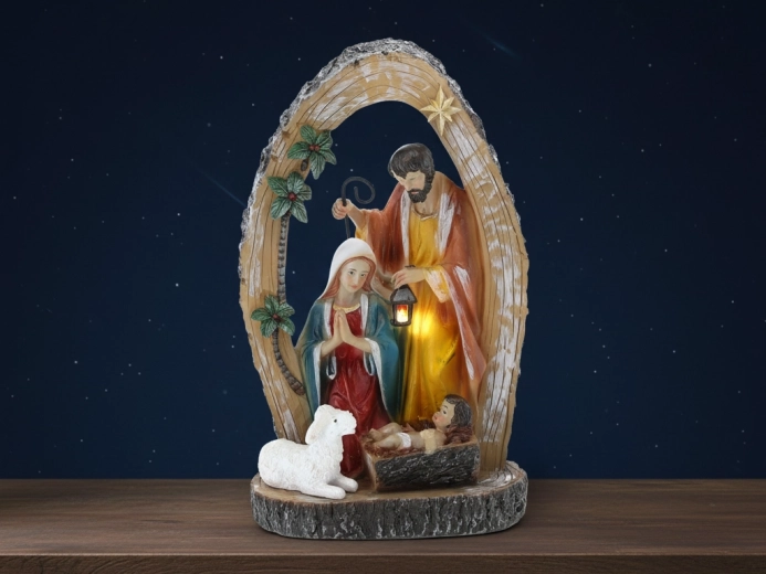 Kalėdinė figūrėlė Šventoji šeima 26 cm – 1 vnt.