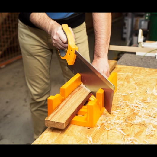 Mitre Box with Hand Saw