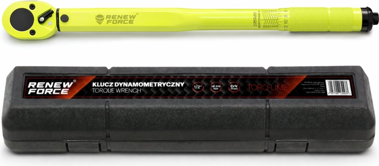 Torque Wrench Renew Force 1/2" 28–210 Nm Torq-lime