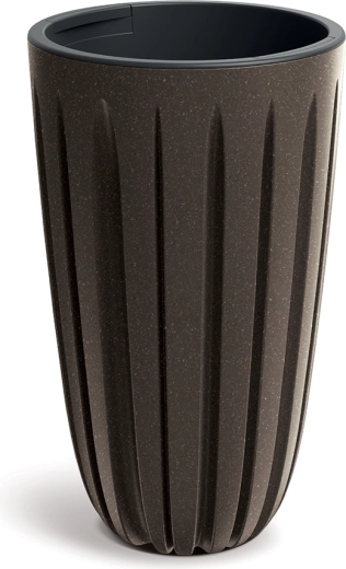 Wario Eco Wood Planter 29 cm coffee