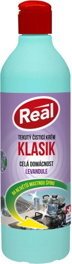 REAL valomasis kremas Levandos 600 g